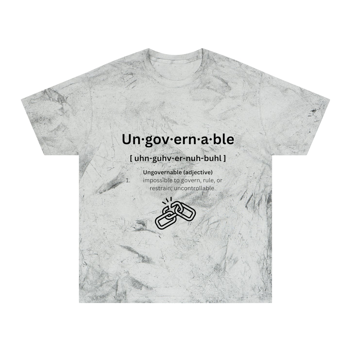 UNGOVERNABLE WON™ Short Sleeve Tee (Definition Drop) Color Blast