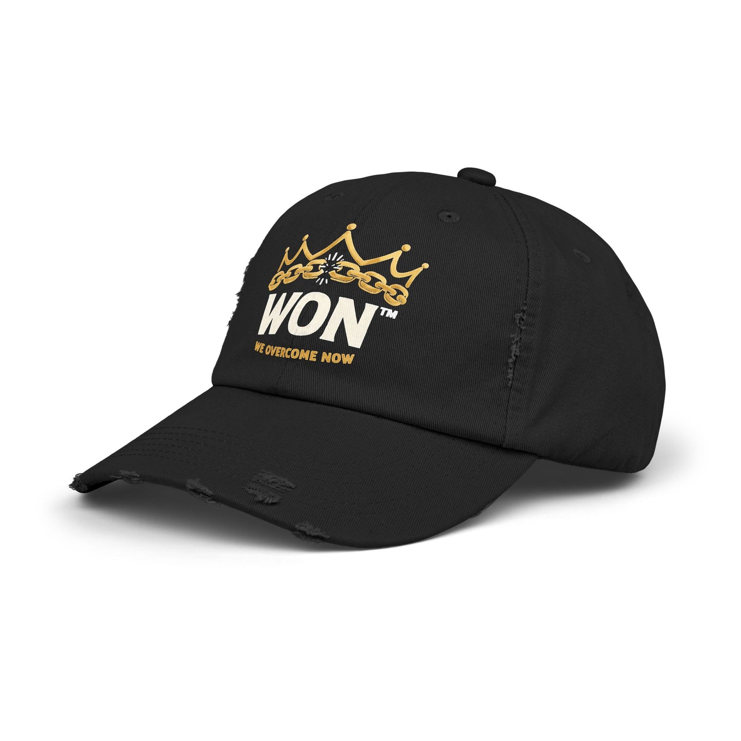 We Overcome Now ™' 'WON' Crown Distressed Cap | — Ungovernable WON ™