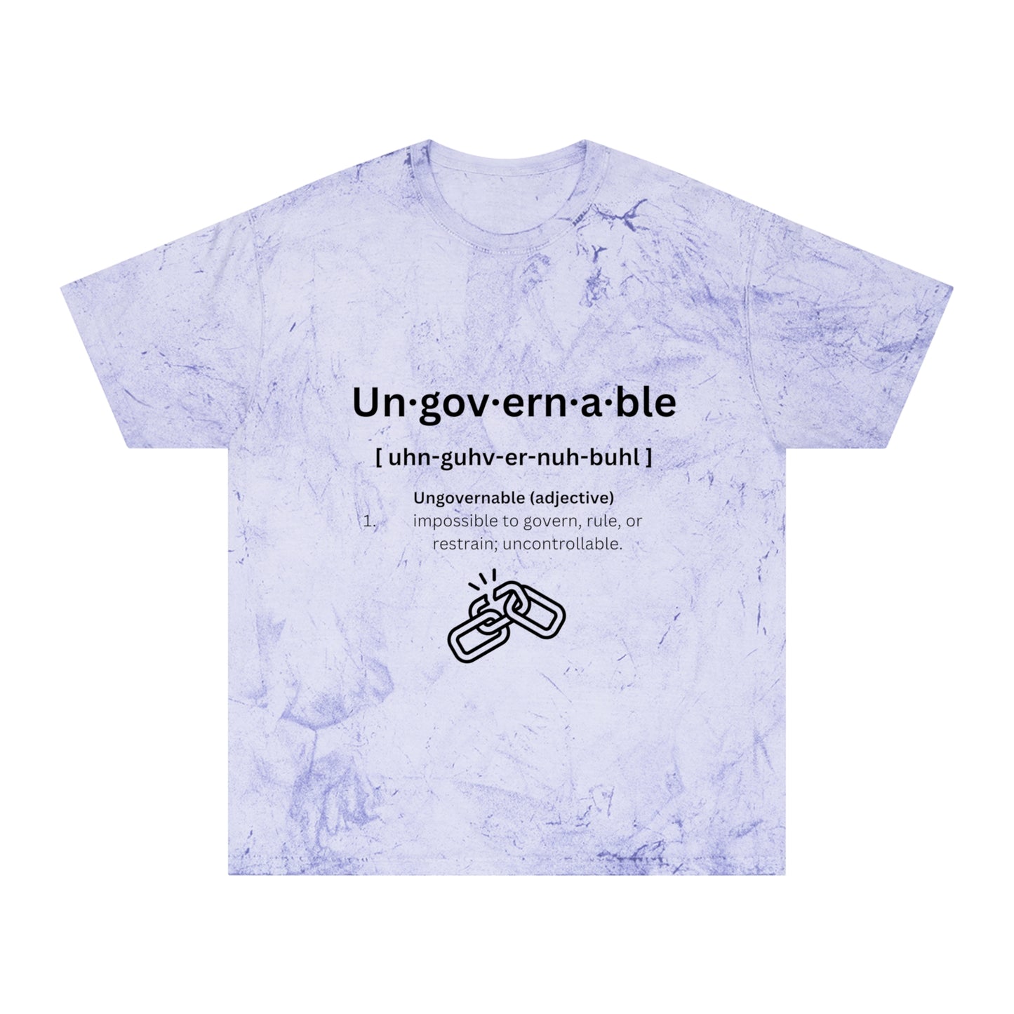 UNGOVERNABLE WON™ Short Sleeve Tee (Definition Drop) Color Blast