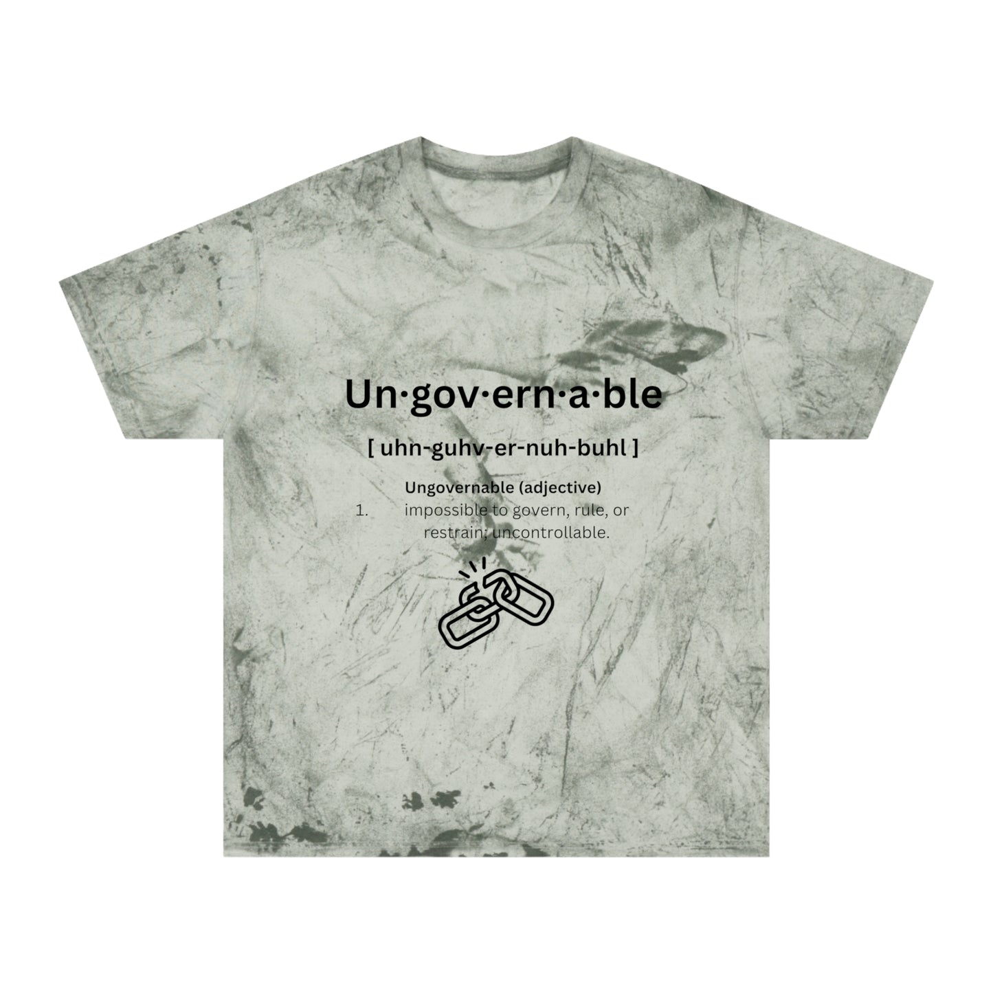 UNGOVERNABLE WON™ Short Sleeve Tee (Definition Drop) Color Blast