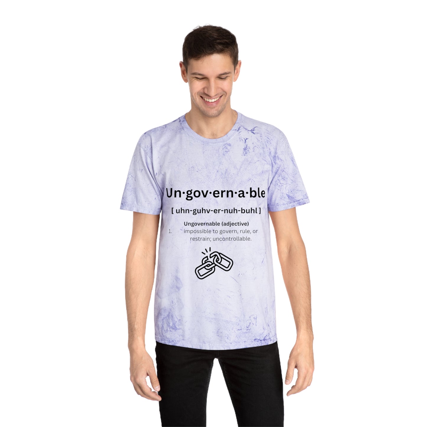 UNGOVERNABLE WON™ Short Sleeve Tee (Definition Drop) Color Blast