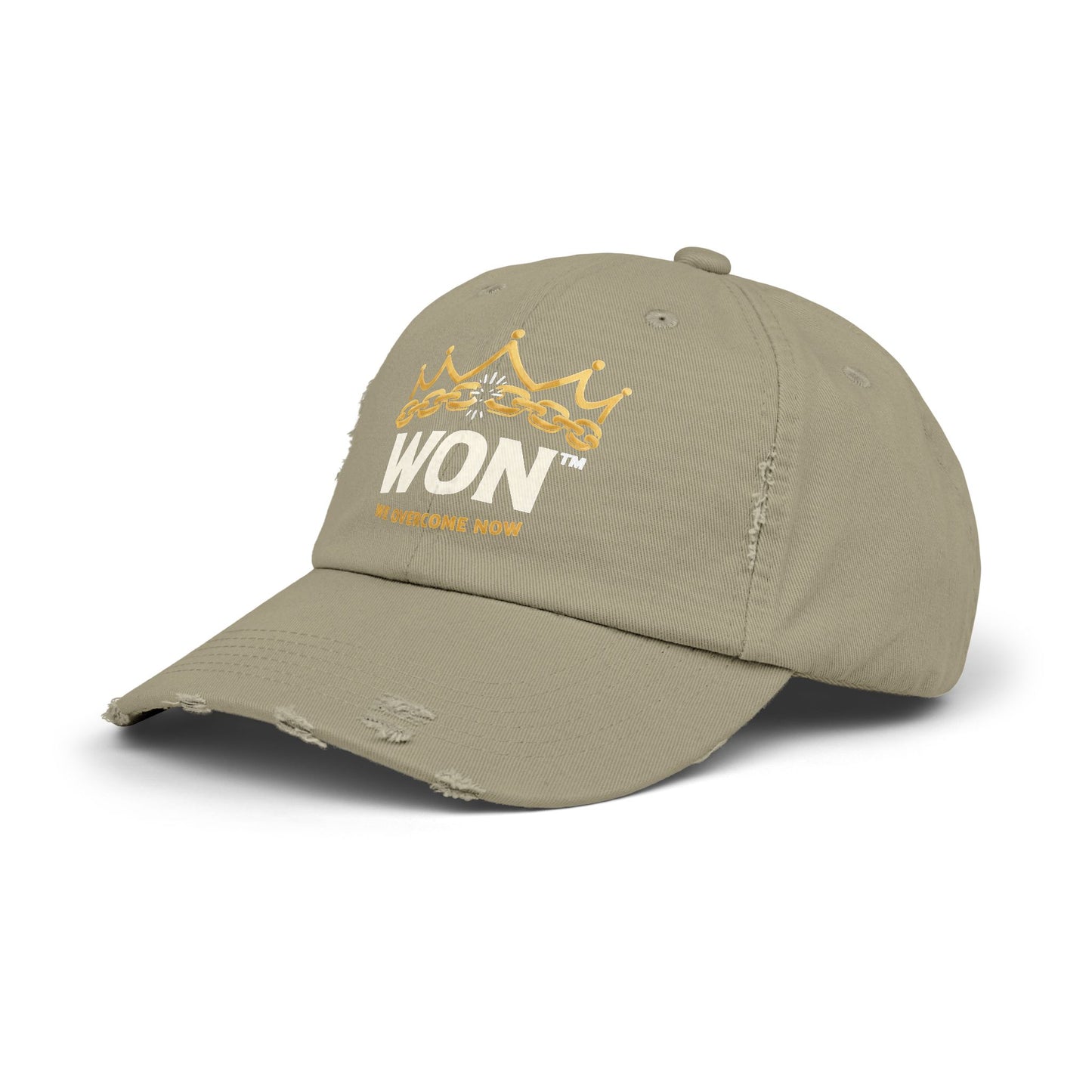 We Overcome Now ™' 'WON' Crown Distressed Cap | — Ungovernable WON ™