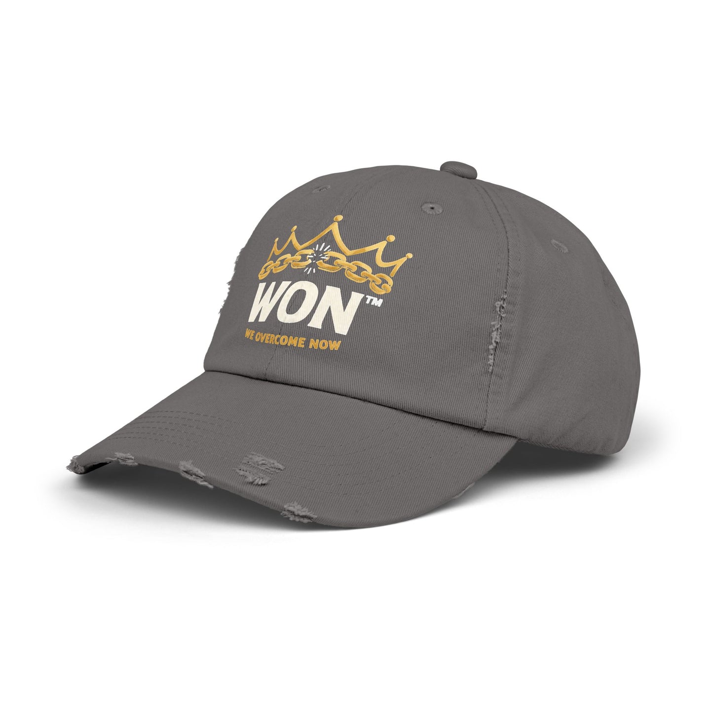 We Overcome Now ™' 'WON' Crown Distressed Cap | — Ungovernable WON ™
