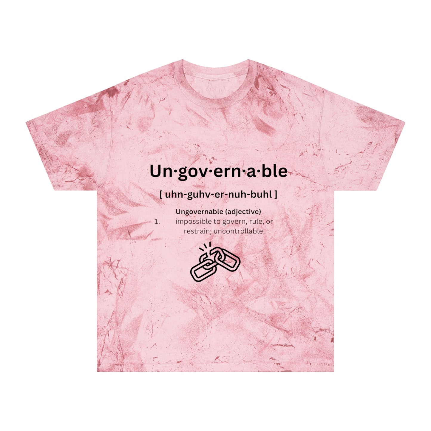 UNGOVERNABLE WON™ Short Sleeve Tee (Definition Drop) Color Blast
