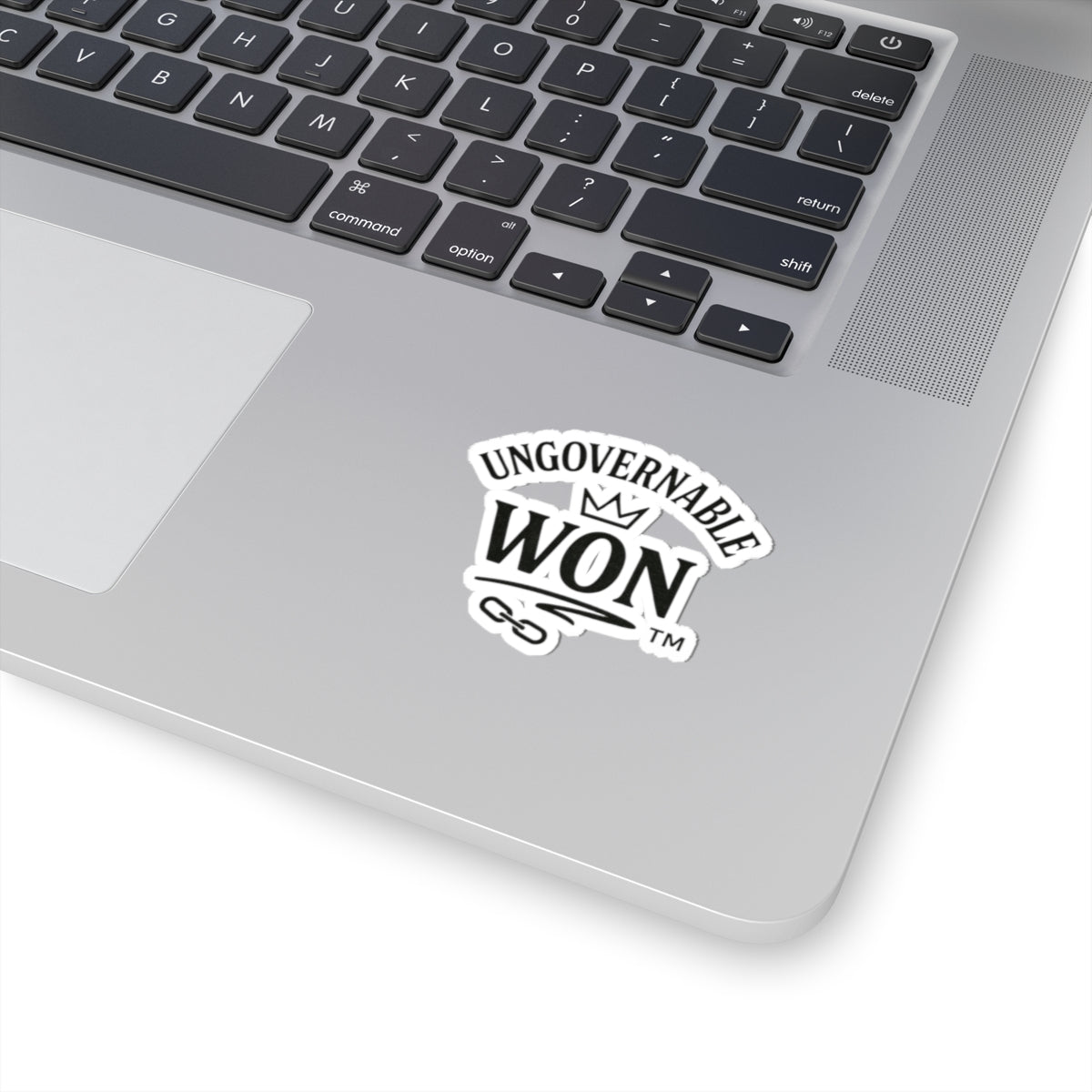 UNGOVERNABLE Won™ Logo Kiss Cut Stickers – OG Black Edition