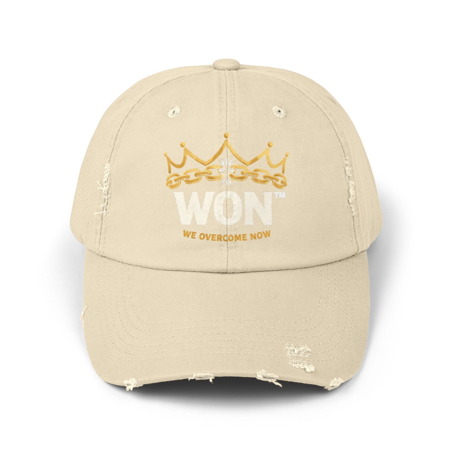 We Overcome Now ™' 'WON' Crown Distressed Cap | — Ungovernable WON ™