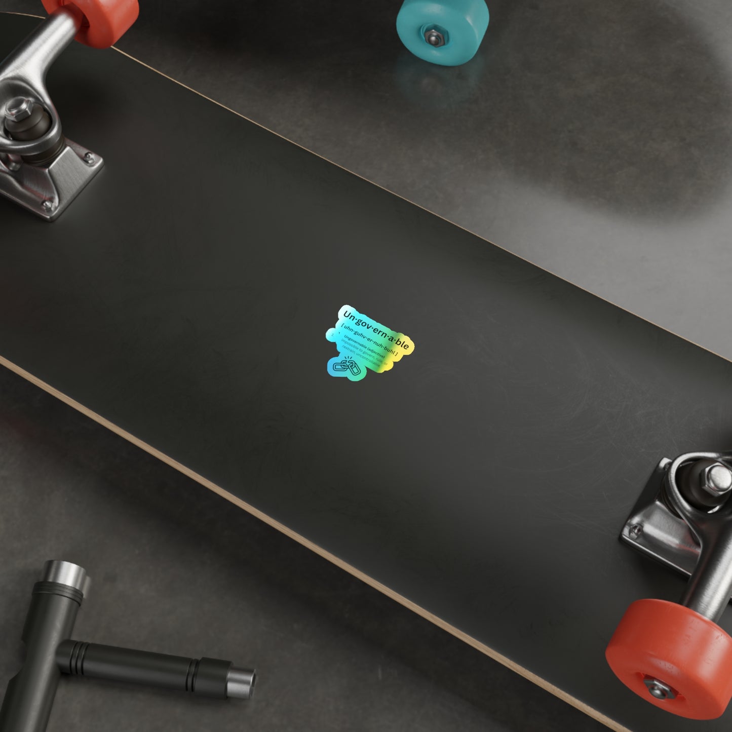 UNGOVERNABLE Definition Sticker – Holographic Die-cut Stickers