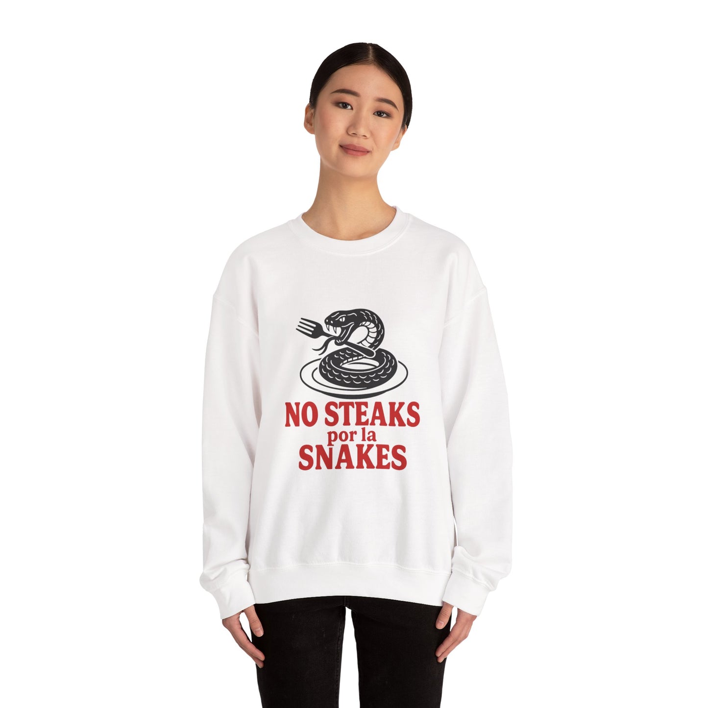 No Steaks por la Snakes™ Crewneck Sweatshirt