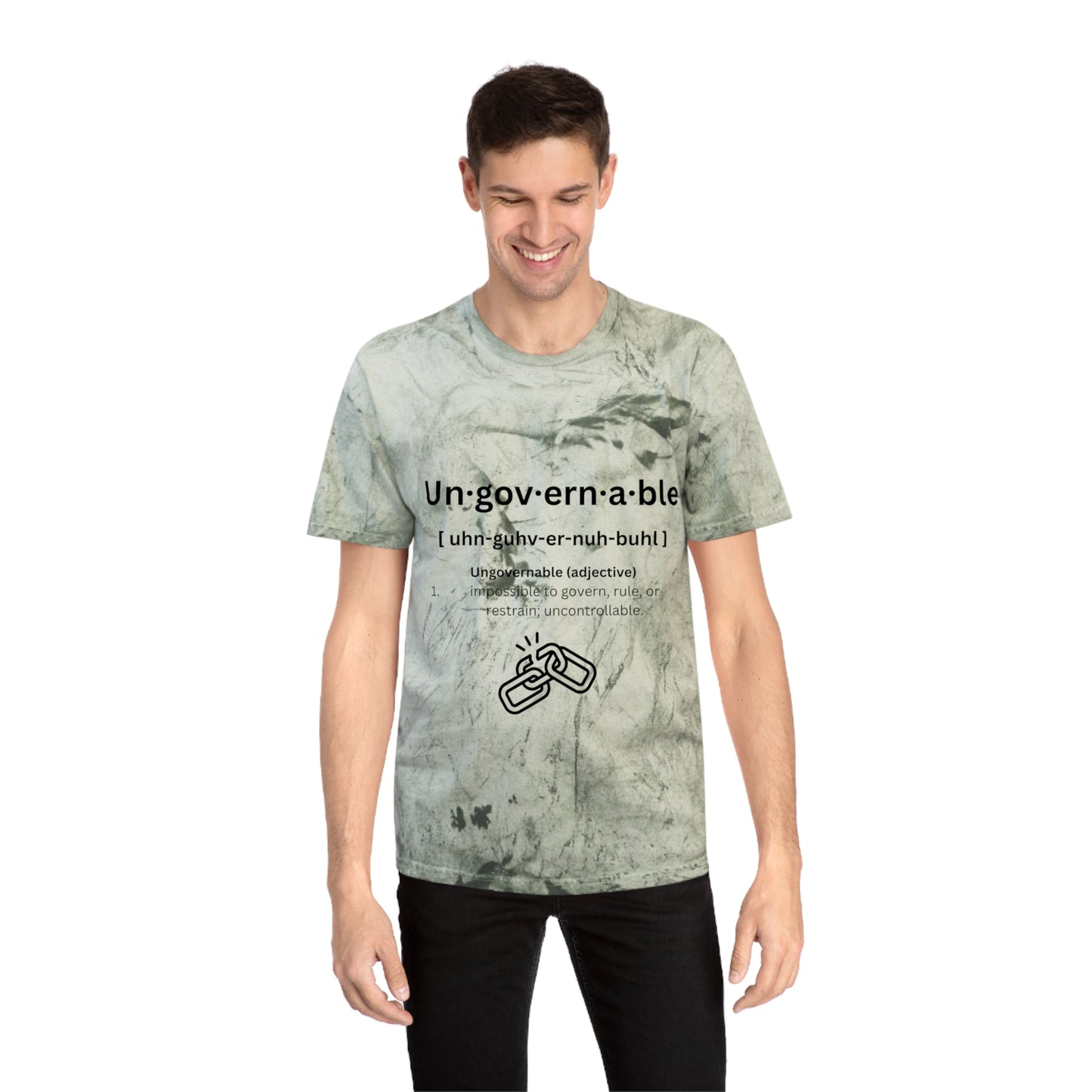 UNGOVERNABLE WON™ Short Sleeve Tee (Definition Drop) Color Blast
