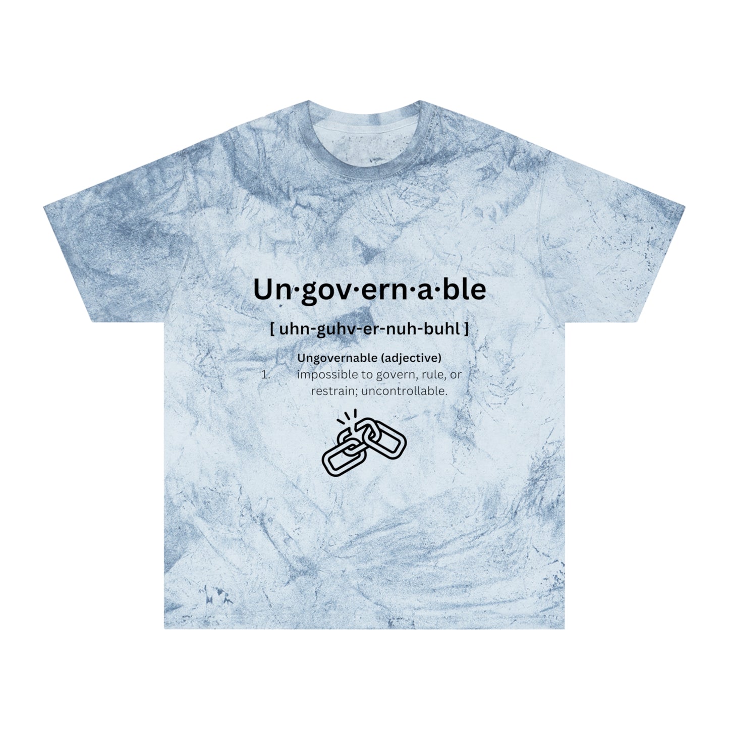 UNGOVERNABLE WON™ Short Sleeve Tee (Definition Drop) Color Blast