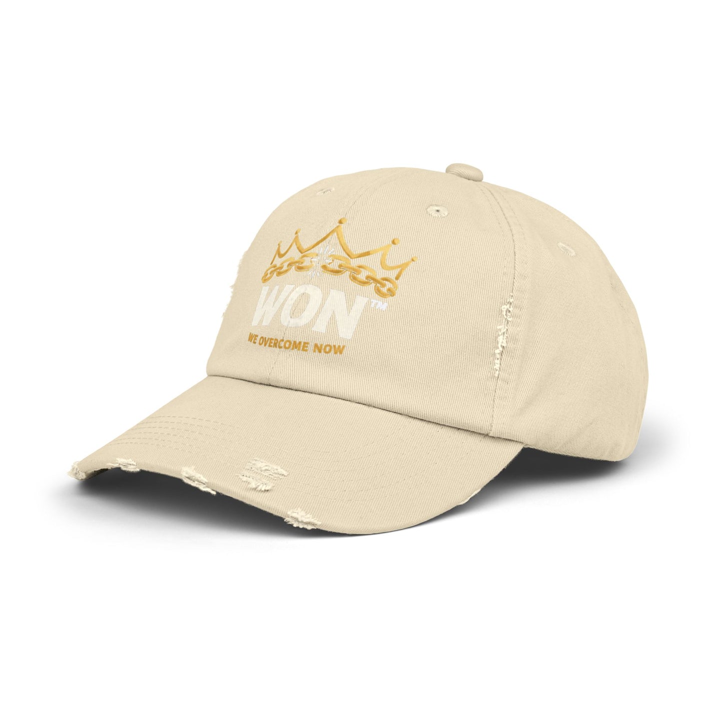 We Overcome Now ™' 'WON' Crown Distressed Cap | — Ungovernable WON ™